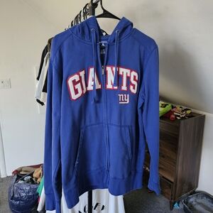 Antigua Royal Blue Zip-Up Hoodie